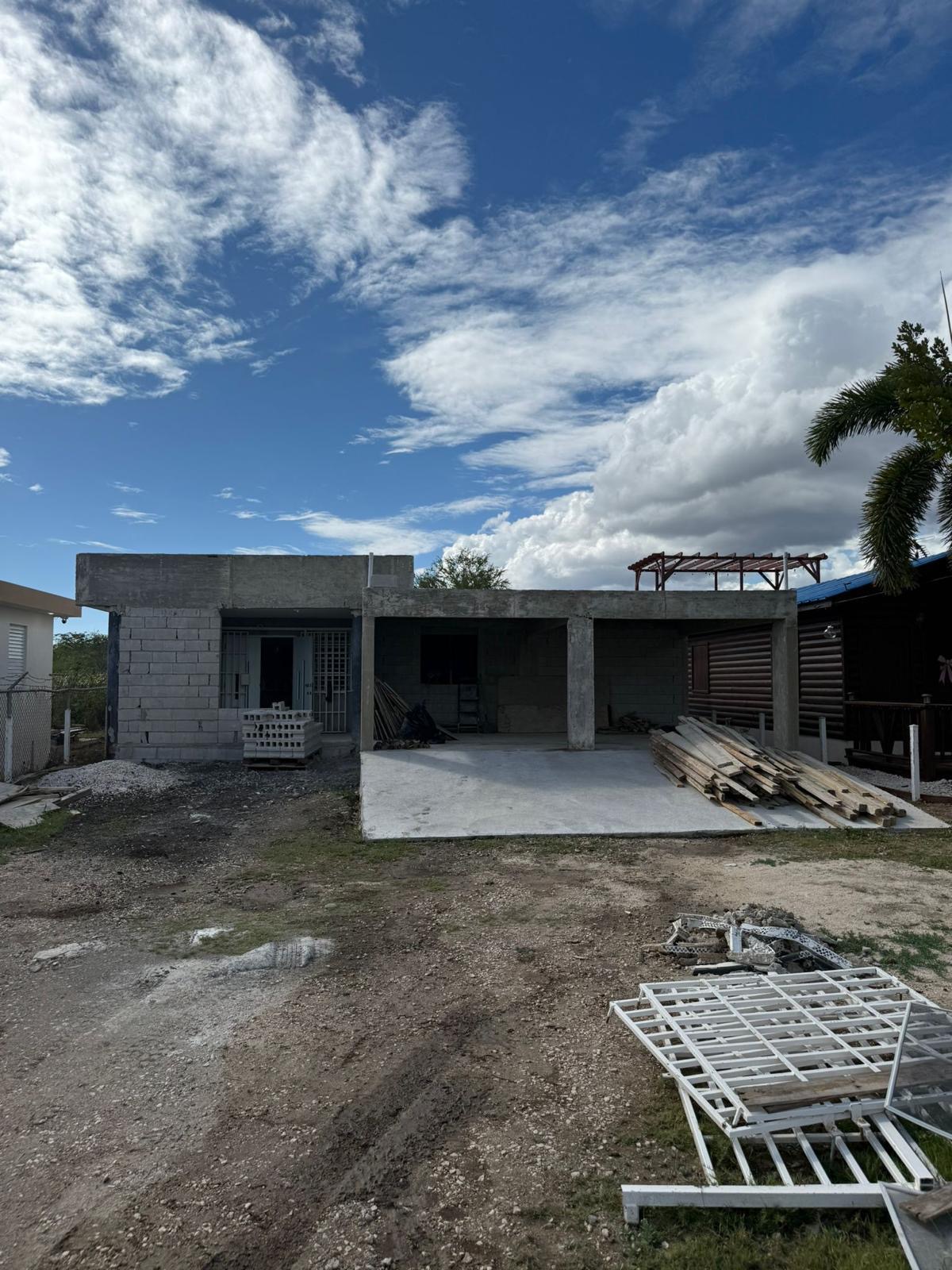 Estructura residencial en construcción